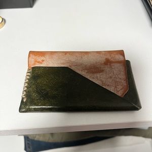 Open sea leather wallet